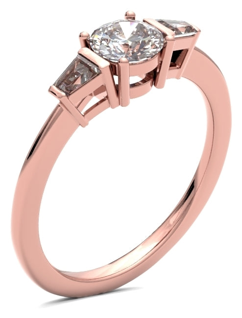 M3R04 Round Engagement Ring
