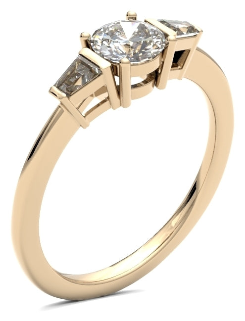 M3R04 Round Engagement Ring