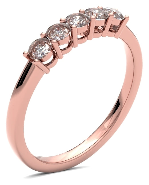 M5R01 Round Engagement Ring