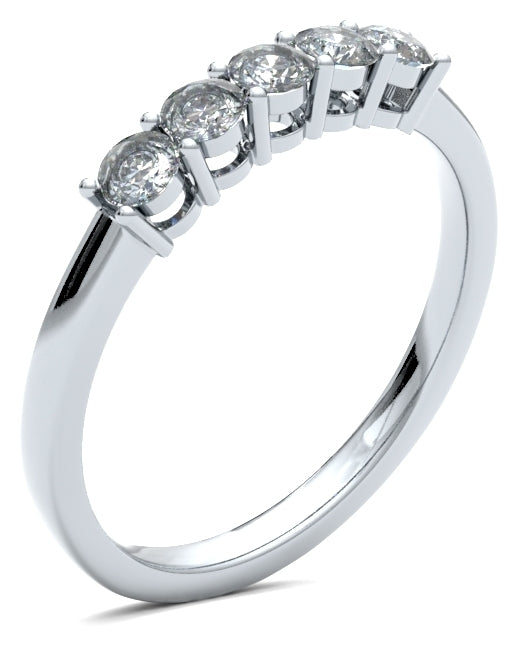 M5R01 Round Engagement Ring