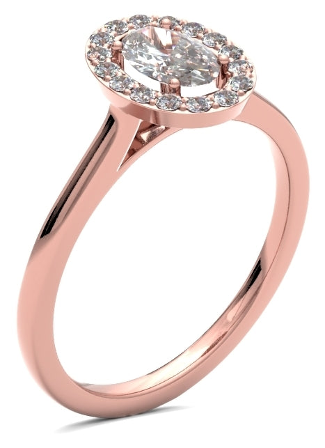 OHP01 Oval Engagement Ring