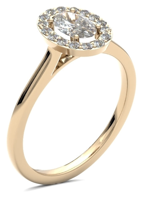 OHP01 Oval Engagement Ring