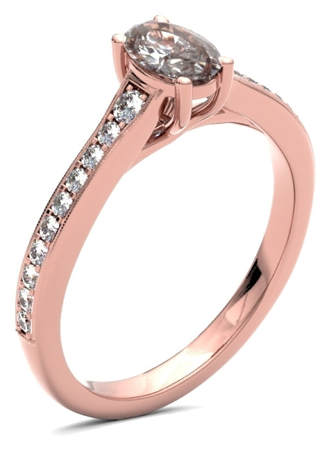 OSM01 Oval Engagement Ring