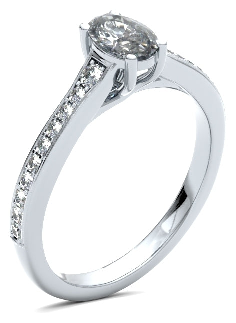 OSM01 Oval Engagement Ring