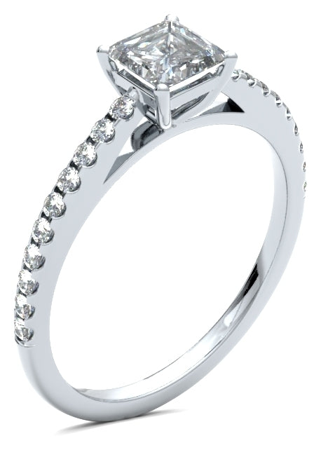 PSW01 Princess Engagement Ring