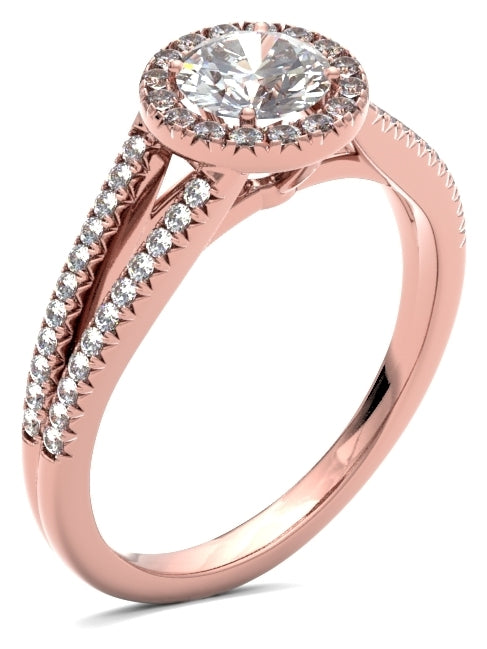 RHF01 Round Engagement Ring