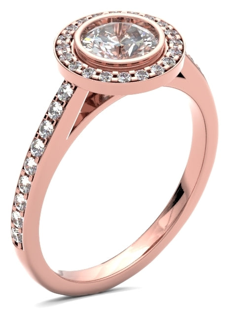 RHG01 Round Engagement Ring