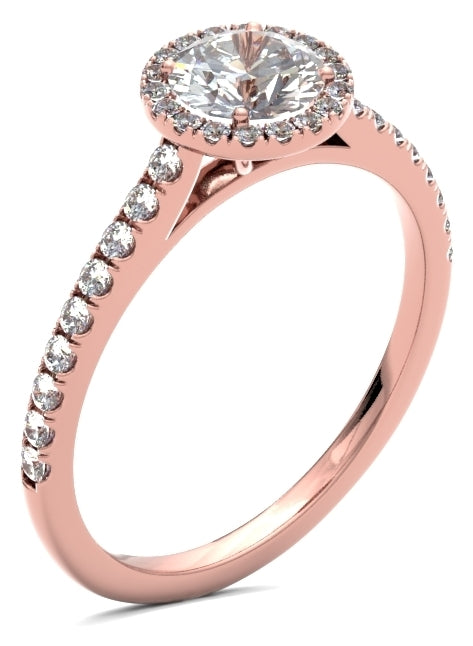 RHW01 Round Engagement Ring