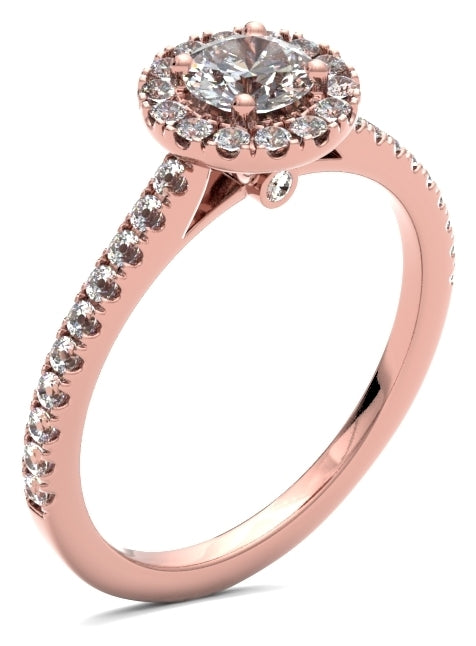 RHW03 Round Engagement Ring