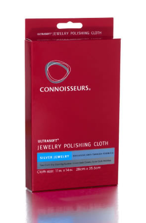 Connoisseurs UltraSoft® Silver Jewelry Polishing Cloth