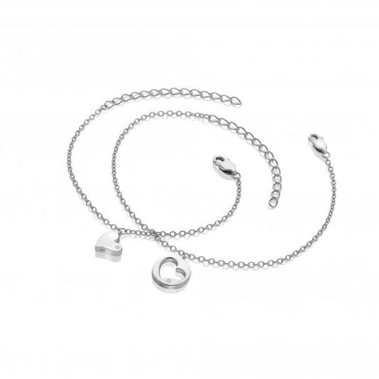 Hot Diamonds X JJ Together Forever Bracelet Set SS144.