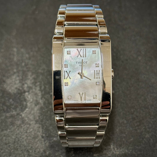 Tissot Stainless Steel Quartz Ladies Bracelet Watch. Henry D Johnstone Jewellers. Alderley Edge, Poynton, Cheshire.  