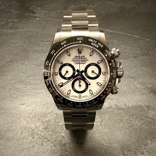 Pre-Owned: Unworn Rolex Oyster Perpetual Cosmograph Daytona 116500LN 'Panda' bracelet watch