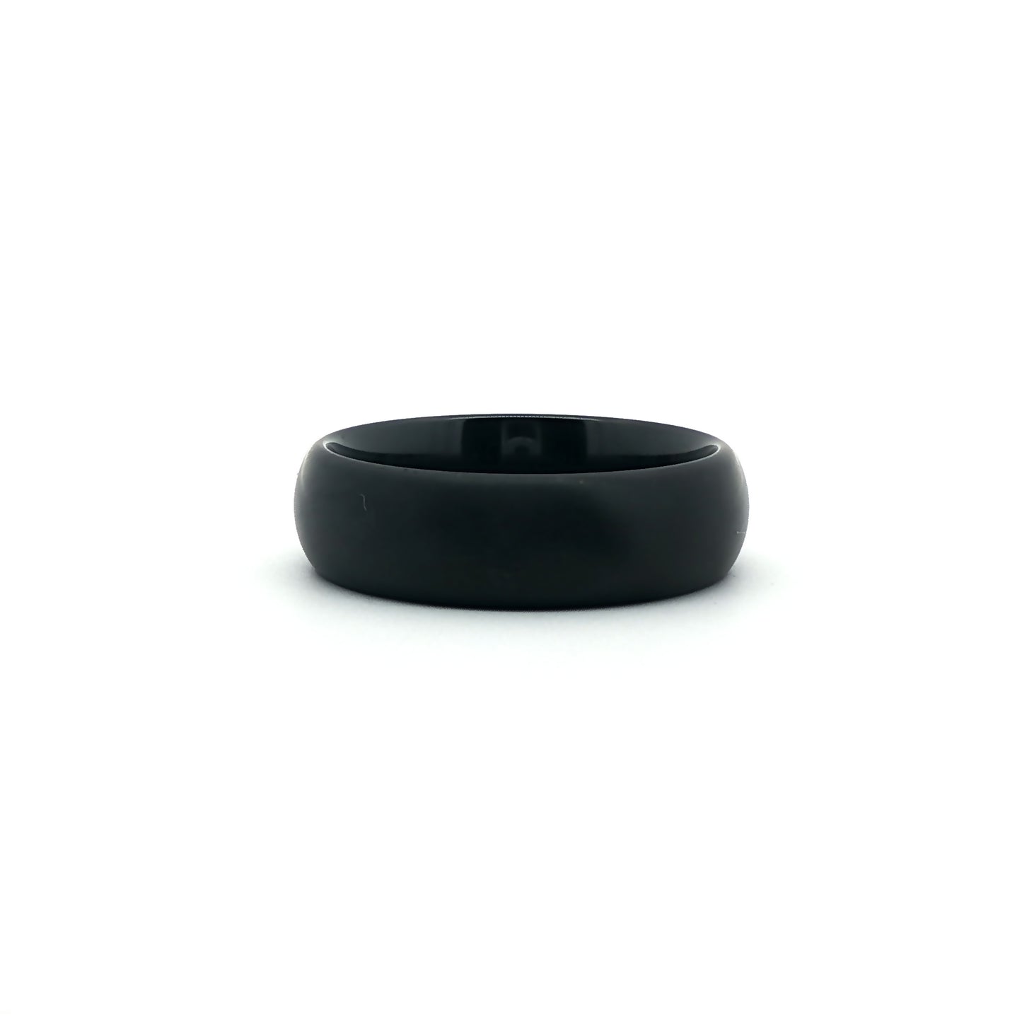 Black Zirconium Court 7.0mm Matte Finish Band