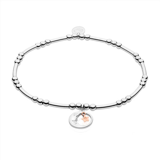 Clogau 'Moon and Star' affinity bead bracelet - 3SBBR17S