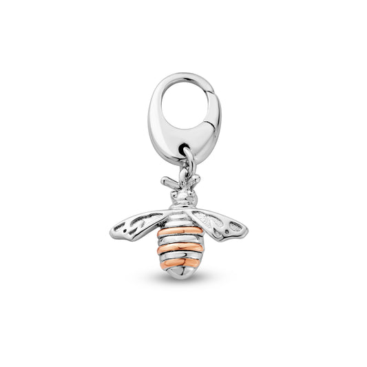 Clogau Tree of life 'Insignia' Silver Honey Bee charm. 3SHNB0778