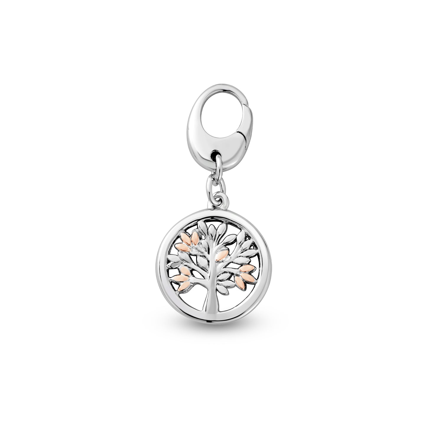 Clogau Tree of Life 'Insignia' Silver Circle charm. 3STLH0780