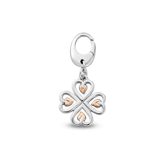 Clogau 'insignia' Sterling Silver Heart Charm. 3STLH0780