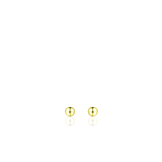Gisser Gold plated Silver Stud Earrings. BO3Y