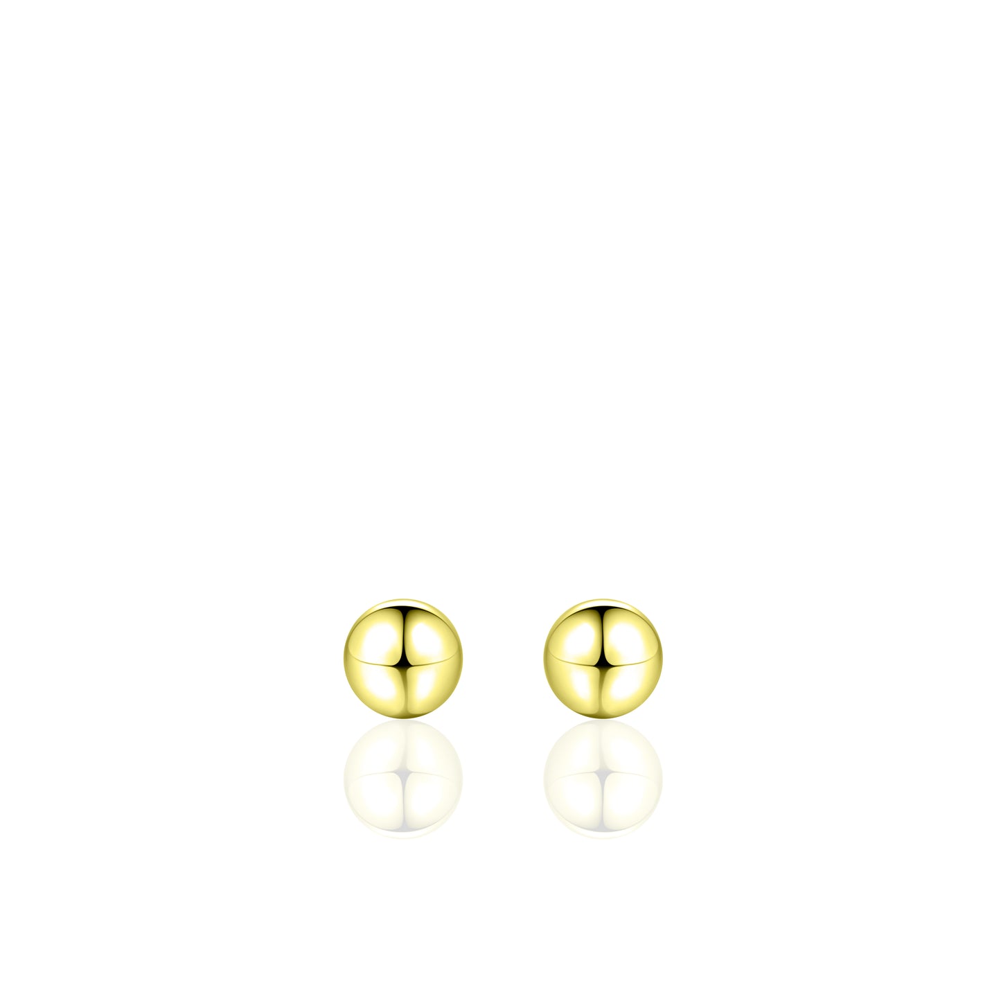 Gisser Gold plated Silver Stud Earrings. BO6Y
