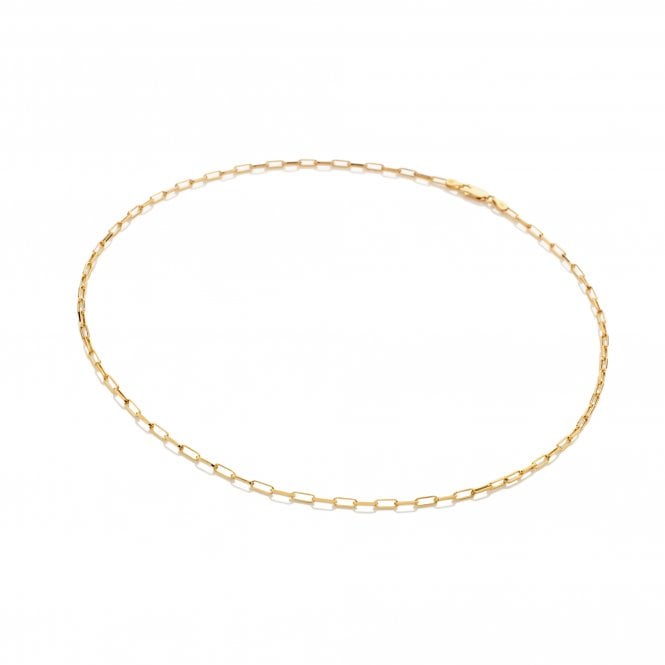 Hot Diamonds Embrace Small Paperclip Goldplated Chain. CH120