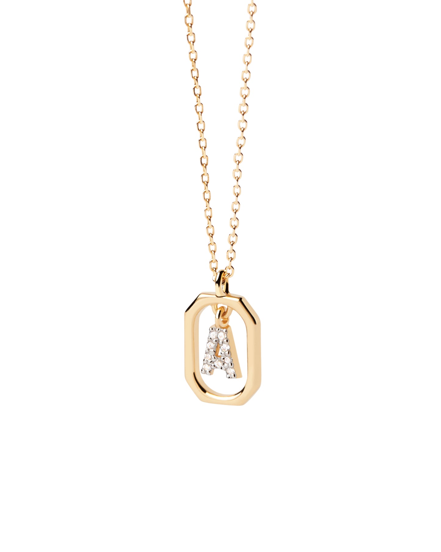 PDPAOLA Mini Letter A Necklace - CO01-512-U