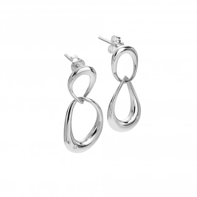 Hot Diamonds Sterling Silver 'Sleek' Earrings. DE806