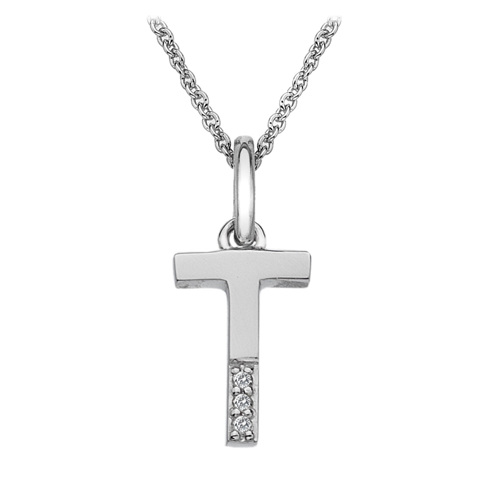 Hot Diamonds Love Letter T Micro Pendant DP420.