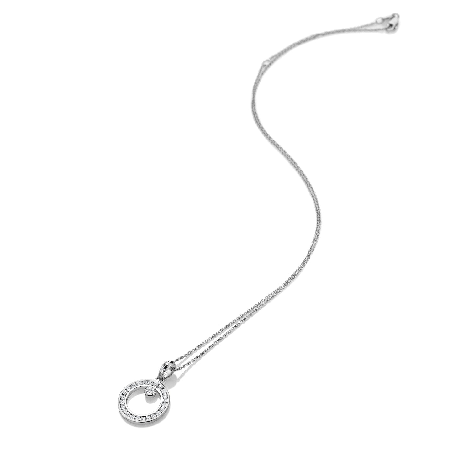 00018013 - Hot Diamonds 'Orbit' Pendant Necklace -  DP929.