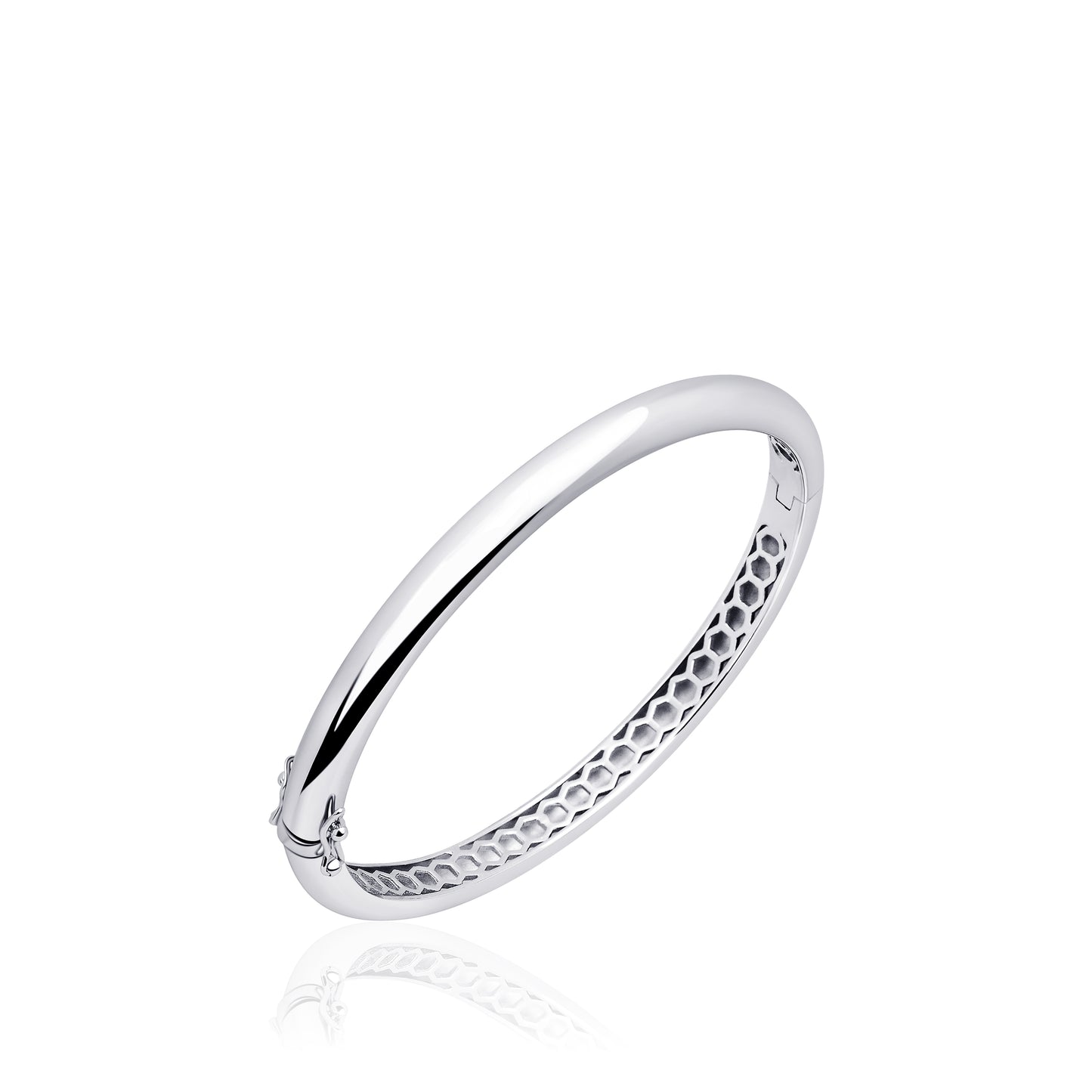 Gisser Silver Bangle SBA6