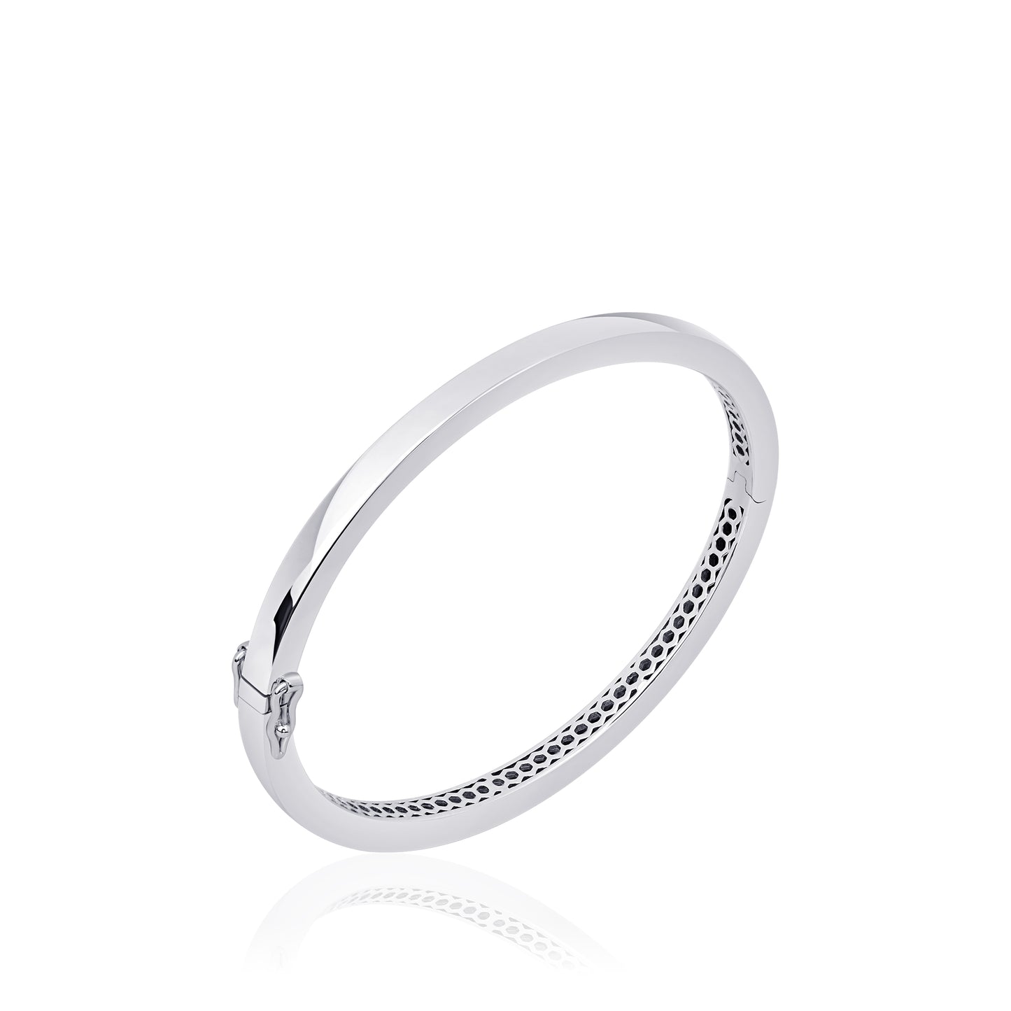 Gisser Silver Bangle SBB4