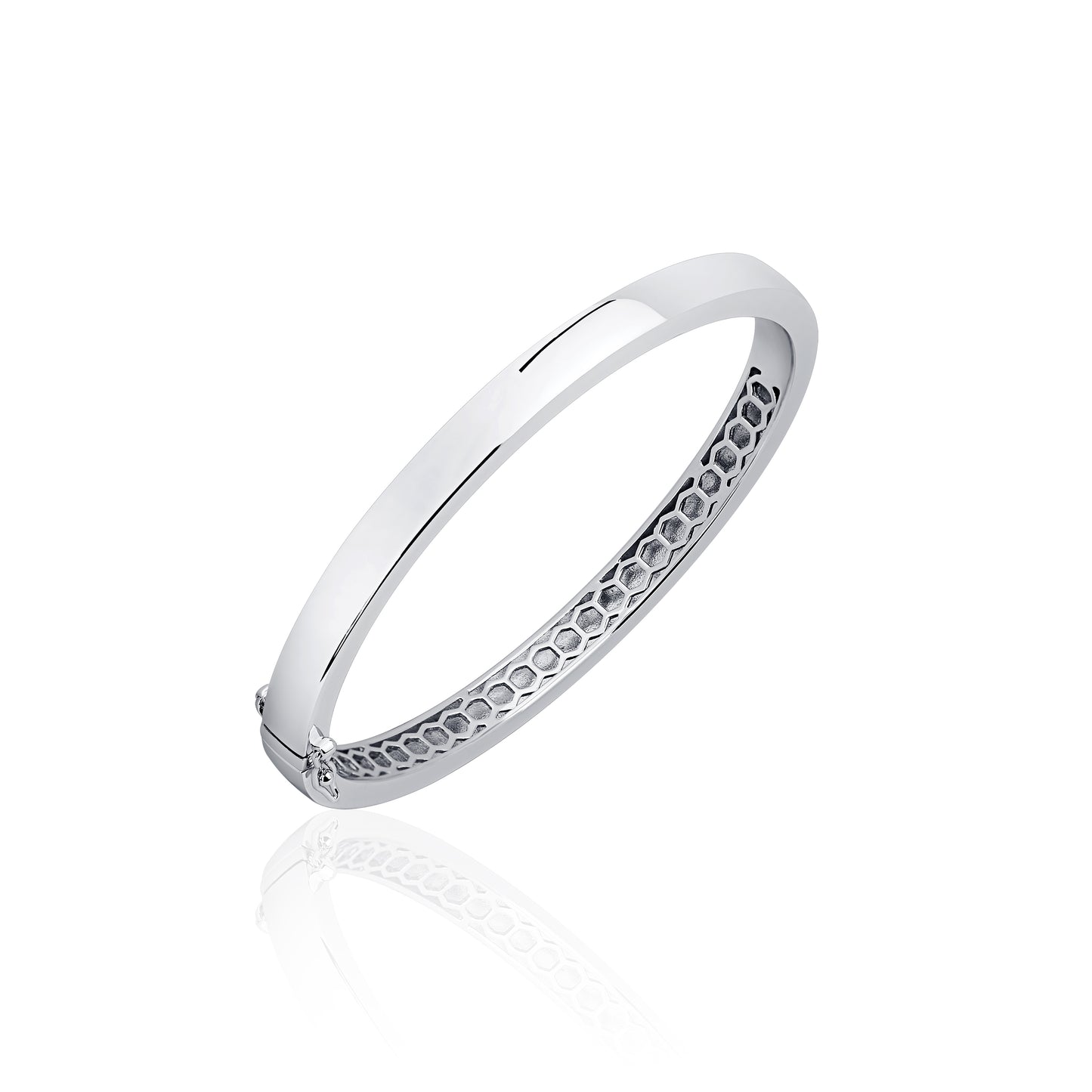 Gisser Silver Bangle SBB6