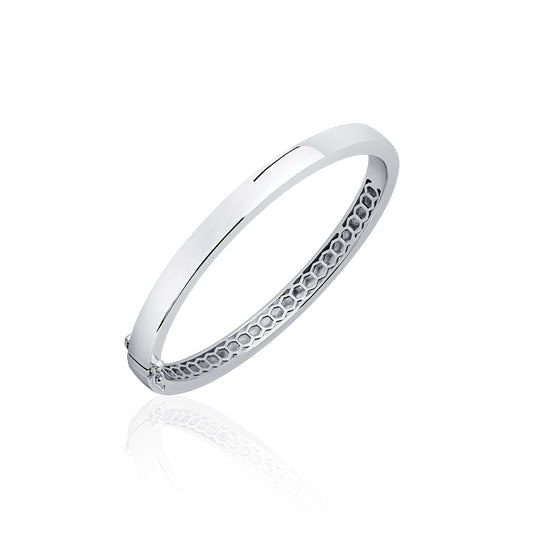 Gisser Silver Bangle SBB6