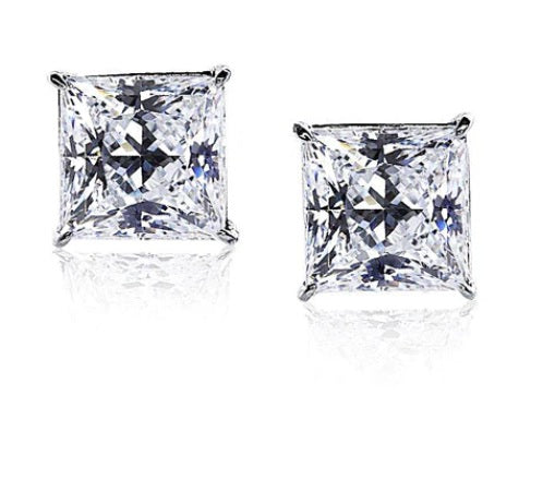 00017737 - Carat 'Chester' 9ct white gold stud earrings 1.00ct- CE9KW-CHES-W50