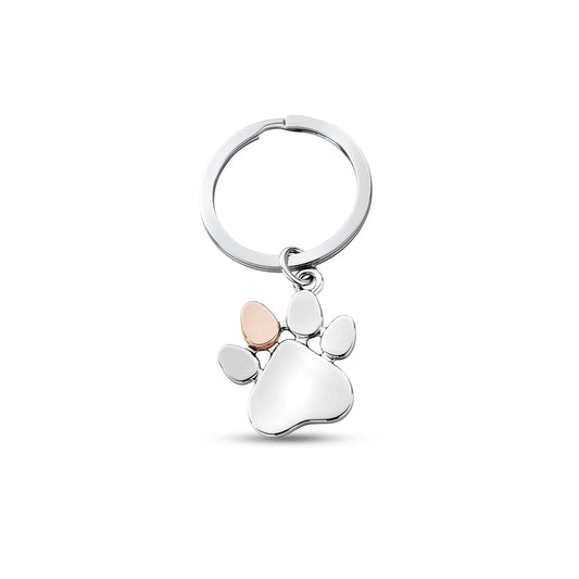 Clogau Paw Prints Keyring - 7PMH890