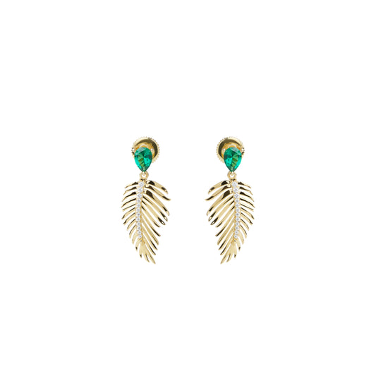 Carat 'Palma' earrings - CE925Y-PALM-EM