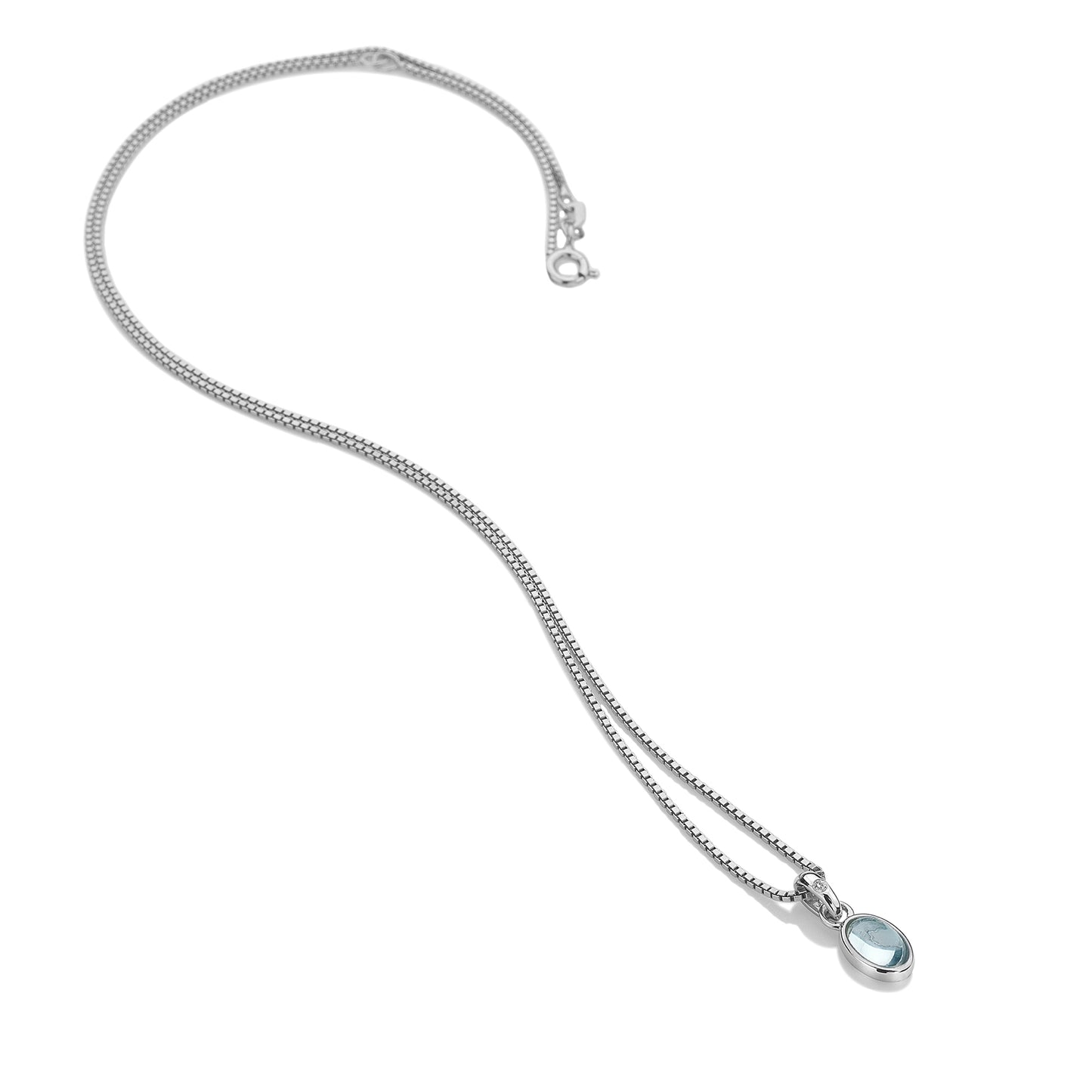 Hot Diamonds Blue Topaz Birthstone Pendant - December DP765.