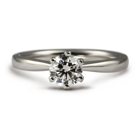 Platinum Diamond Solitaire Ring