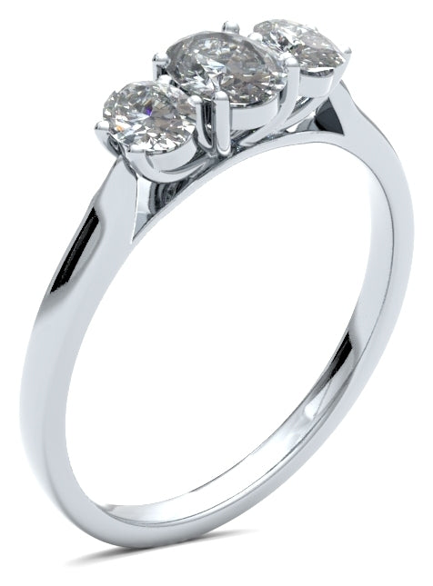 M3O01 Oval Engagement Ring